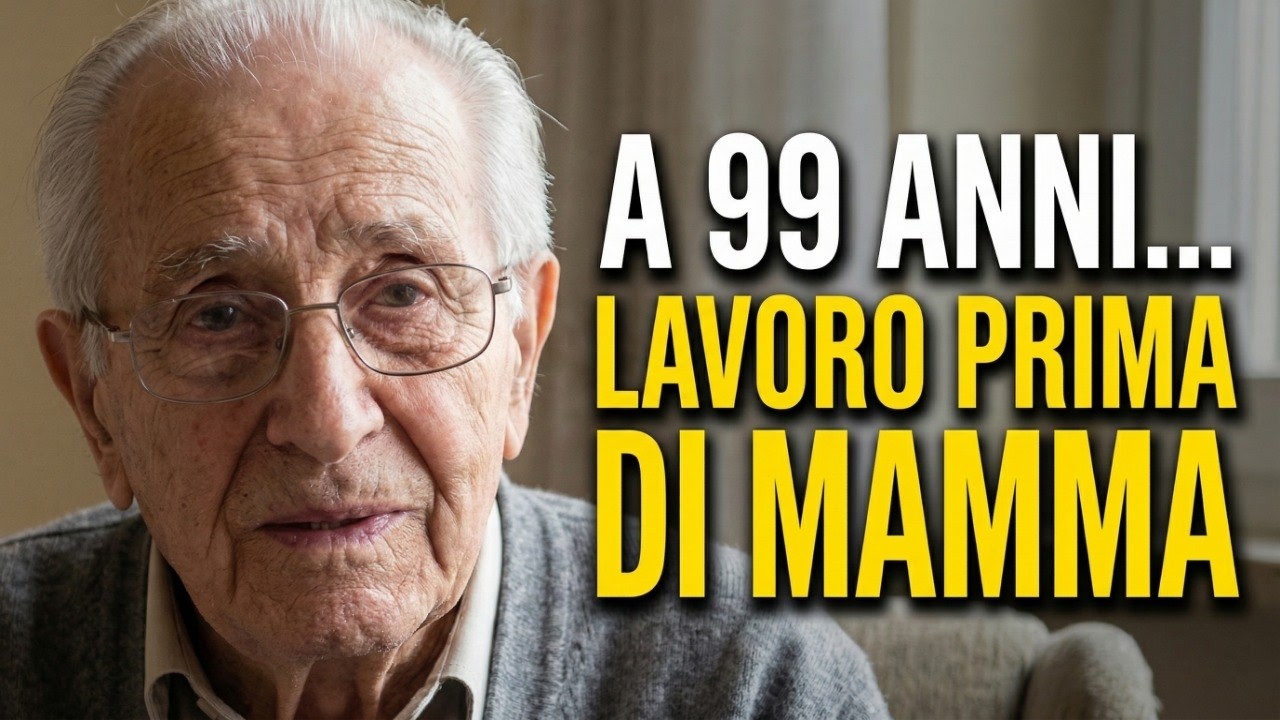 Ho 99 anni… Ho scelto la carriera invece di mia madre morente (lo porto ogni giorno)
