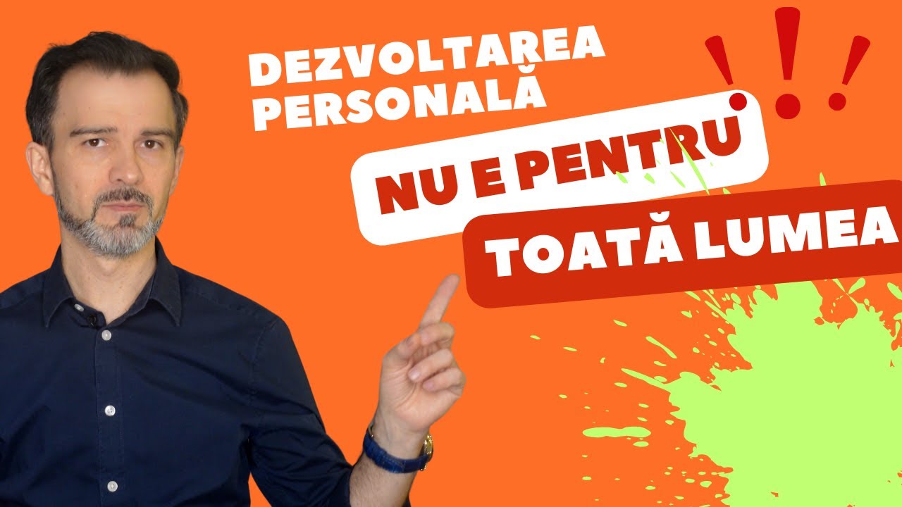 DE CE NU REUȘEȘTI SĂ TE SCHIMBI? | Dezvoltarea personală nu e pentru toată lumea | @DanielCirt