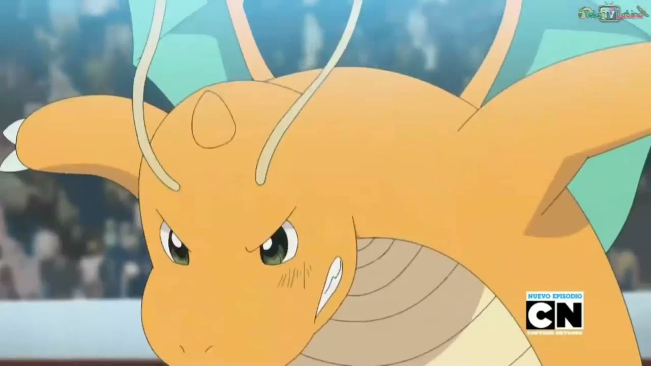 Pokemon viajes cap&iacute;tulo 25-Dragonite vs Mega Lucario(espa&ntilde;ol latino)