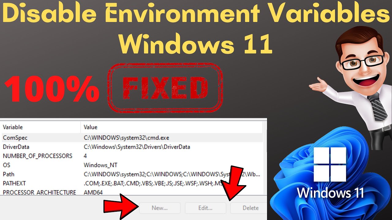 How to Fix Disable Environment Variables in Windows 11 | Environment Variables in Windows 11