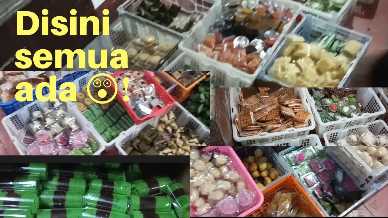 PUSAT JAJANAN, KUE BASAH, TRADISIONAL DI BALI‼️ PASAR SANGLA BALI