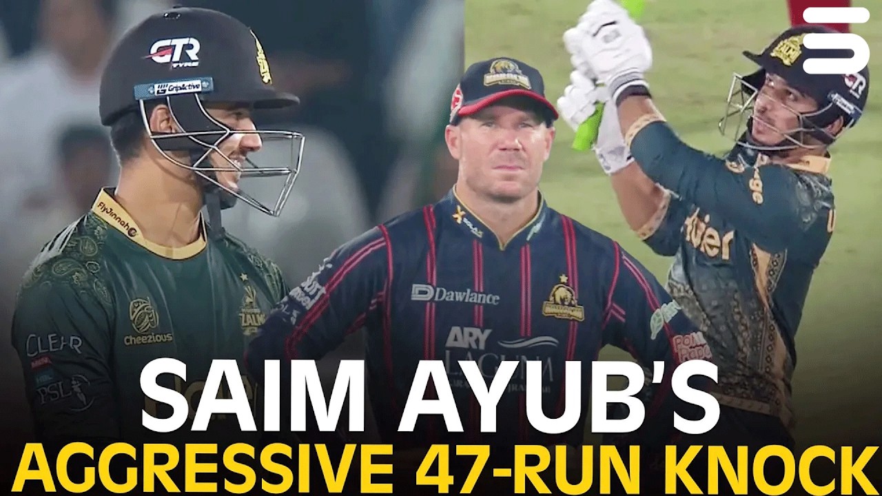 Ball-by-Ball | Saim Ayub’s Aggressive 47-Run Knock 🔥🏏 vs Karachi Kings | HBL PSL X | M3O1K
