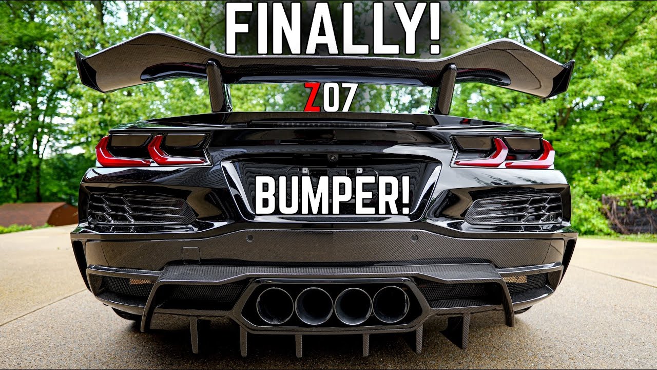 From C8 Corvette Z06 to Z07! The Rear Bumper CONVERSION!