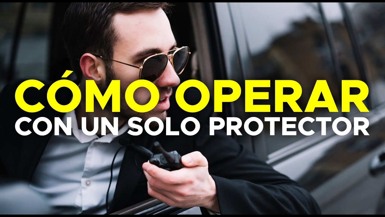 Cómo operar con un solo protector