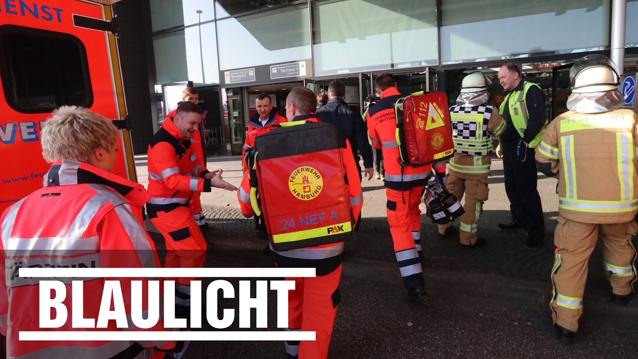 Reizgas-Alarm am Hamburger Flughafen