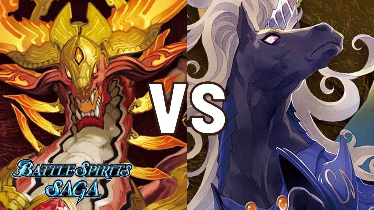 Dragon Onslaught Vs. Forbidden Magic Battle Spirits Saga Match