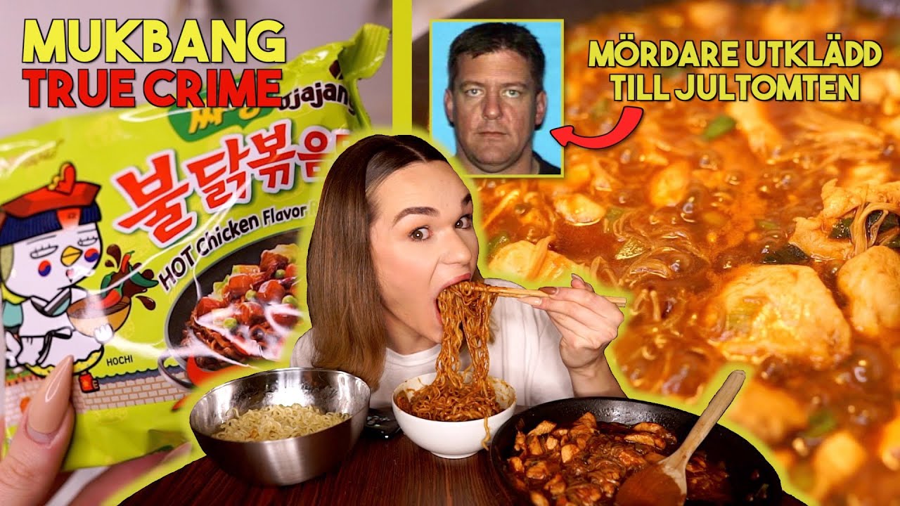 STARKA, SÅSIGA NUDLAR | Mukbang + true crime