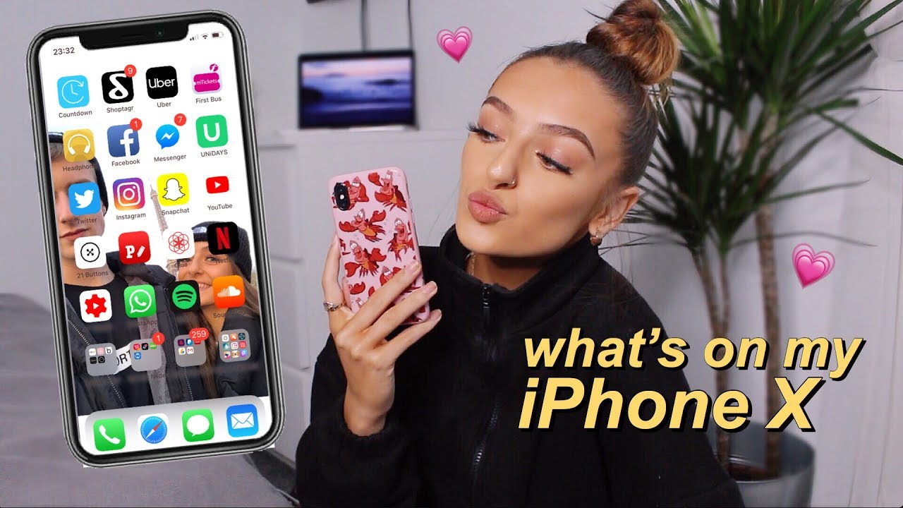 Whats On My iPhone X updated | amy menzies