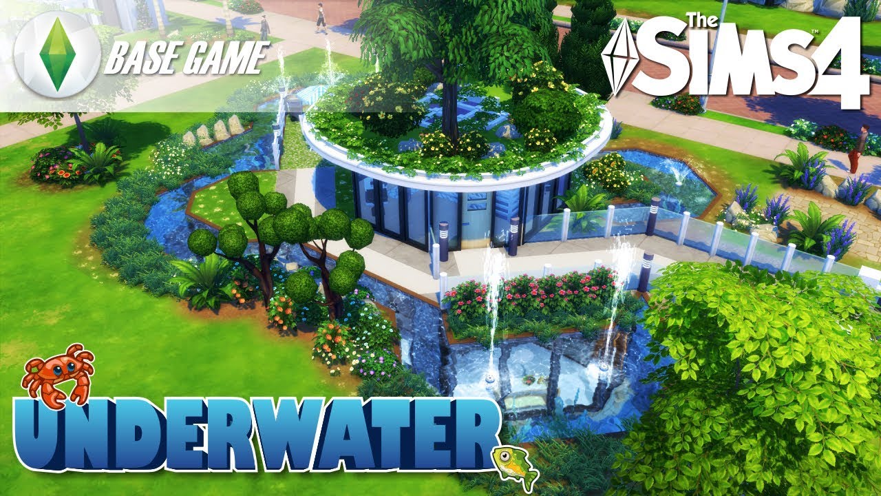 (Juego base) Casa bajo el agua | Los Sims 4 Speed Build