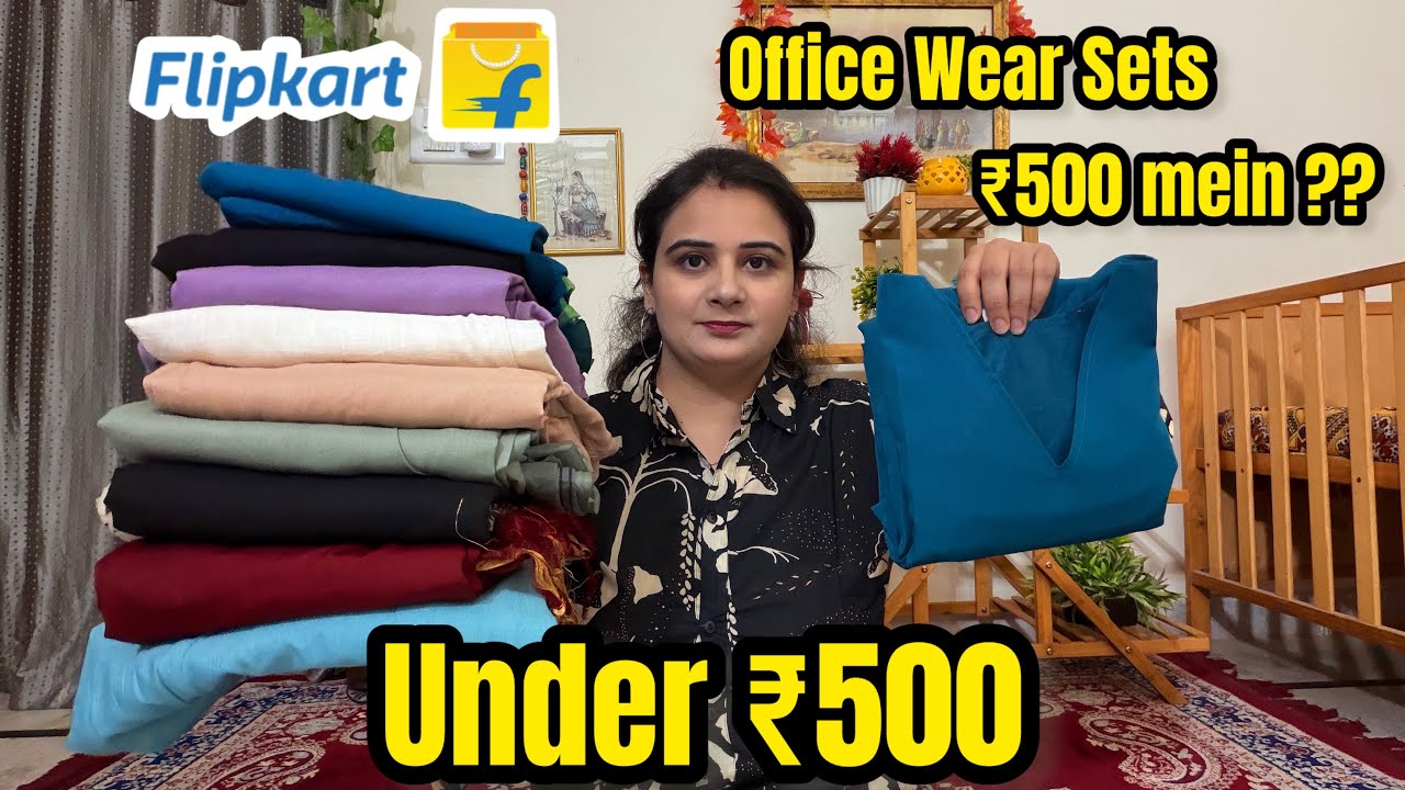 ₹500 Mein Flipkart Office Wear Kurta Sets 💼 | Solid Daily Wear Collection