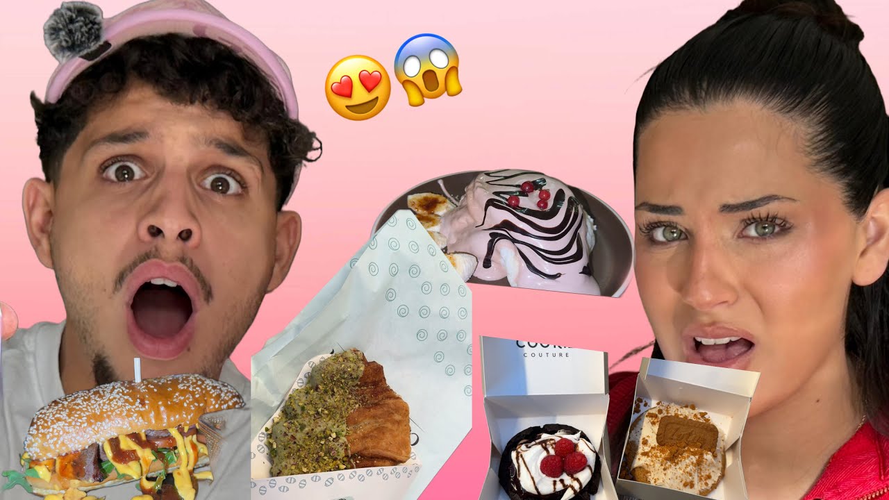 WIR TESTEN VIRALE FOODSPOTS 😍🍔 |AmiriFamily