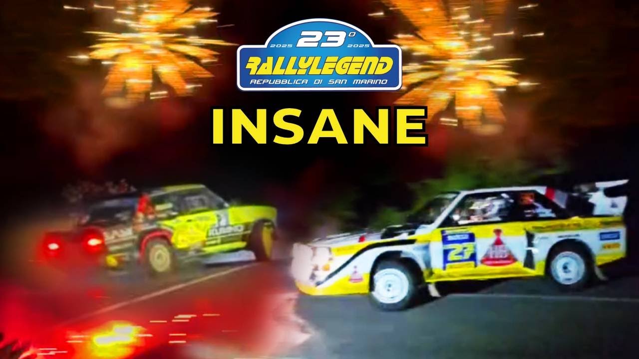 CRAZY FRIDAY NIGHT 🇸🇲 Rally Legend 2025 San Marino | Highlights
