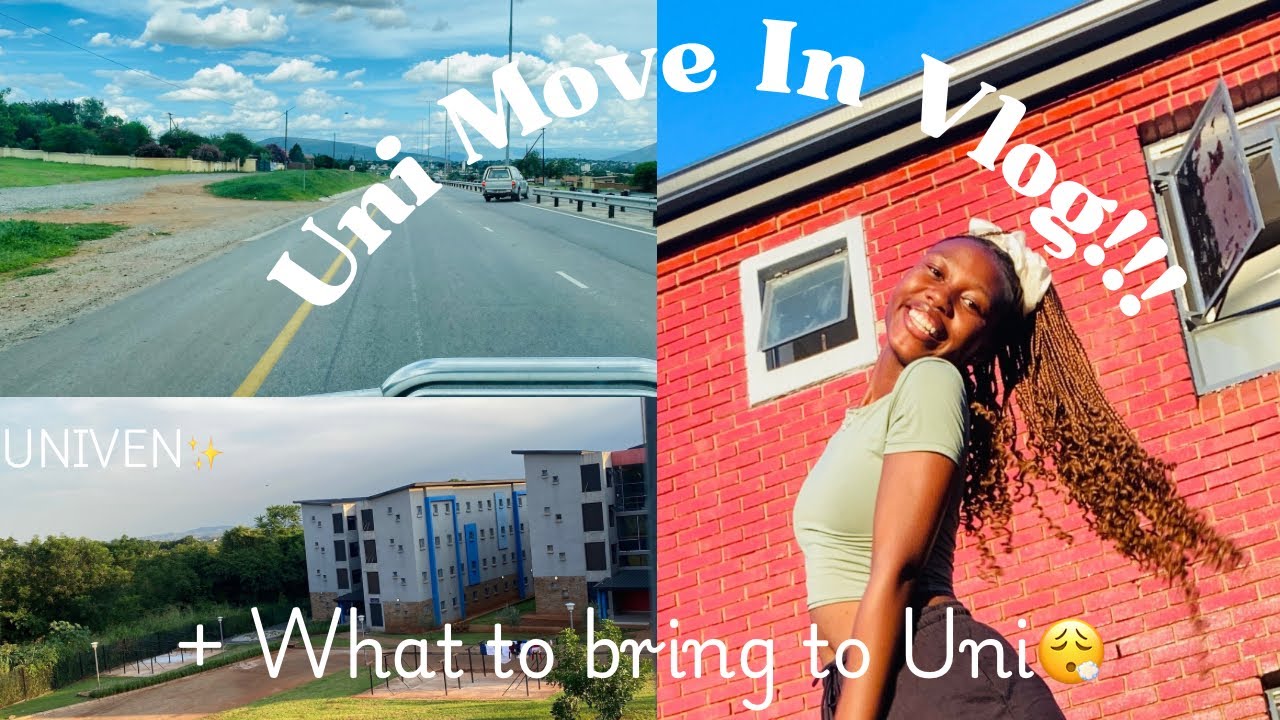 Uni-Vlog|Move In day| What to Bring for Uni|Travel Vlog|UNIVEN|SOUTH AFRICAN YouTuber