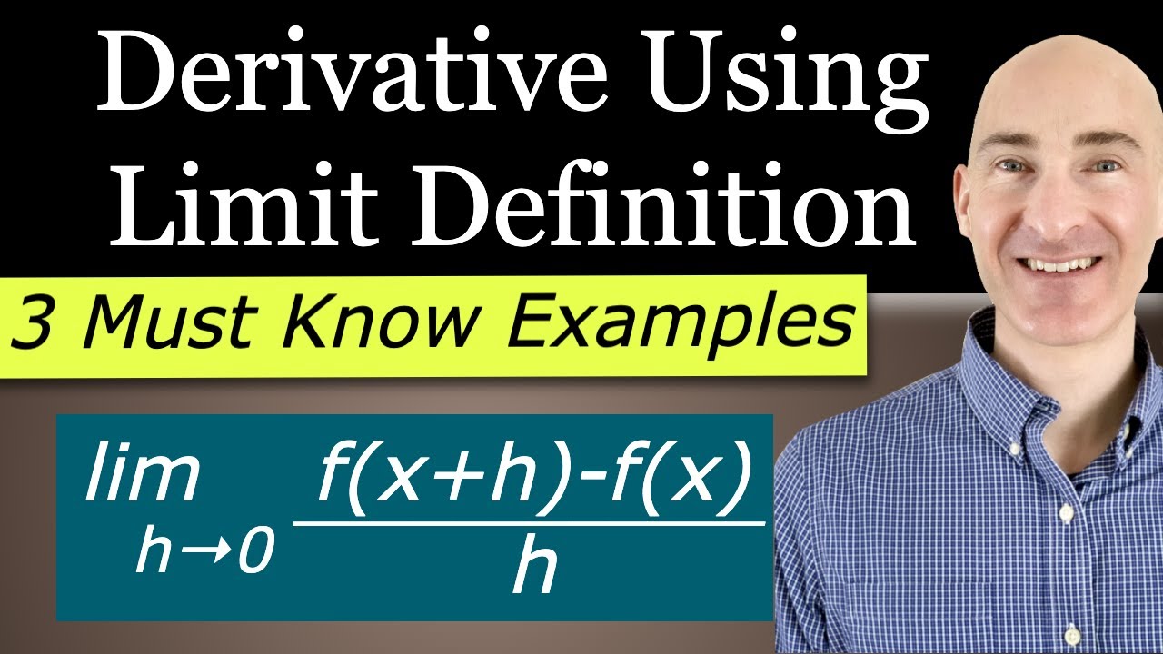 Find the Derivative Using the Limit Definition and Finally Make Sense of this Important Formula