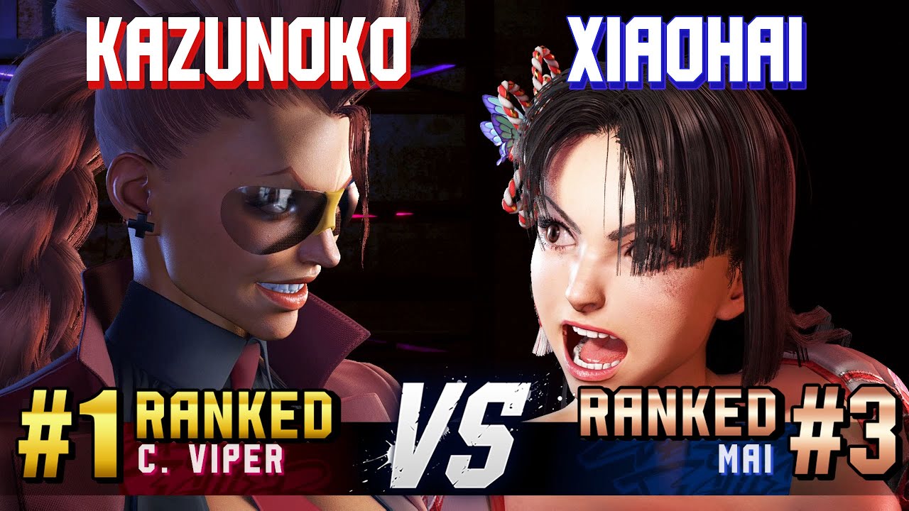 SF6 ▰ KAZUNOKO (#1 Ranked C.Viper) vs XIAOHAI (#3 Ranked Mai) ▰ High Level Gameplay
