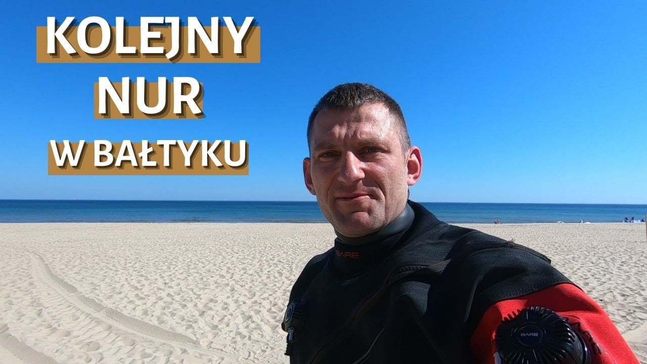 Kolejny nur w Bałtyku - Bursztyn bałtycki - wiosenne nurkowanie w Bałtyku