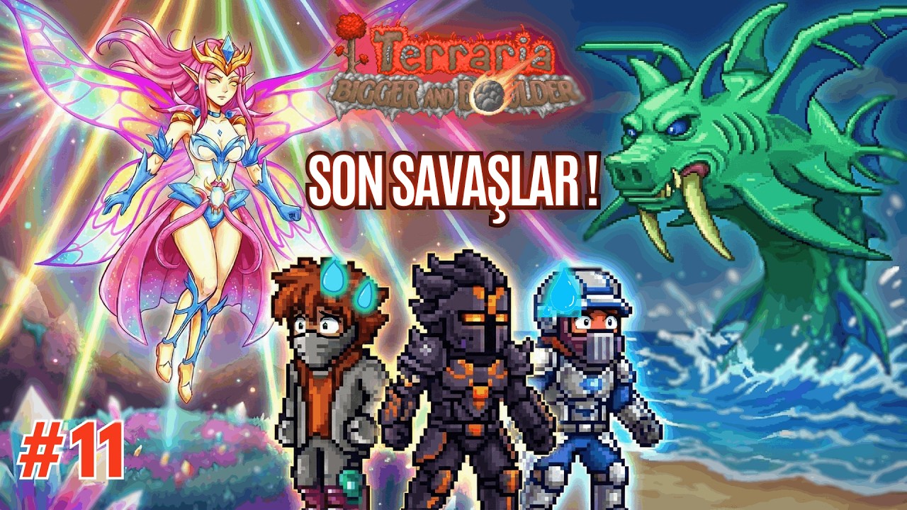 SIRADA EN ZOR BOSSLAR! 🗣️🔥 (Empress of Light & Duke Fishron) | Terraria 1.4.5 Türkçe Multiplayer #11