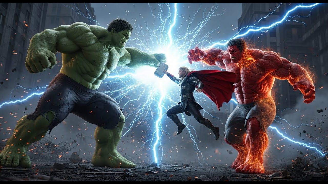 HULK vs RED HULK EPIC BATTLE! However, THOR'S Unexpected SAVE Changes Everything! #15