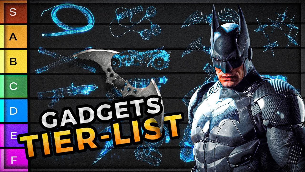 TIER LIST of the BEST BATMAN ARKHAM GADGETS!