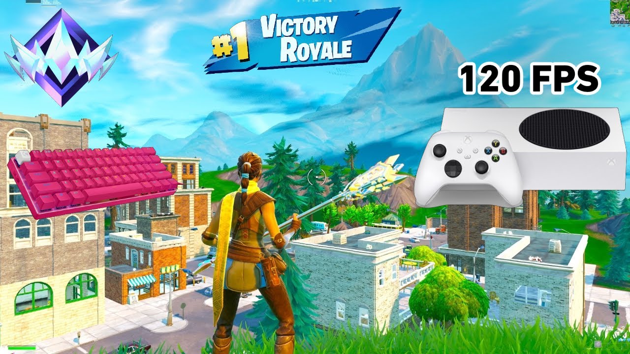 Fortnite Unreal Ranked Reload on Xbox Series S | Keyboard & Mouse Gameplay | 120 FPS | DUO