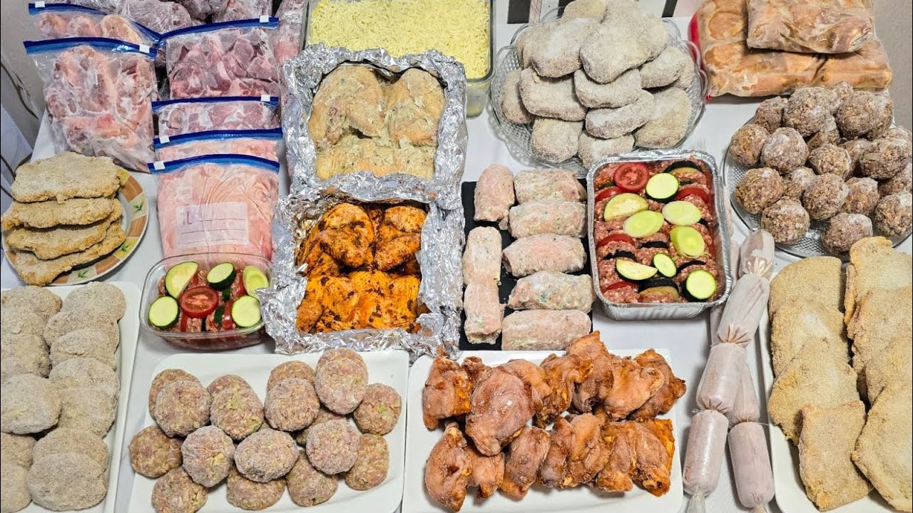 Заготовки полуфабрикатов в морозилку. Домашние мясные полуфабрикаты.Рецепты.