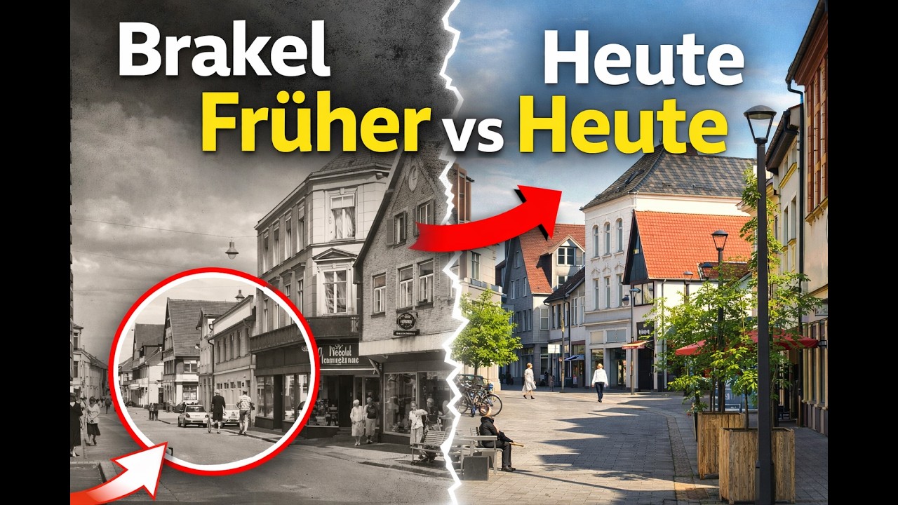 BRAKEL-Brakel im Wandel der Zeit &ndash; Fr&uuml;her und Heute | Historische Bilder vs. Heute