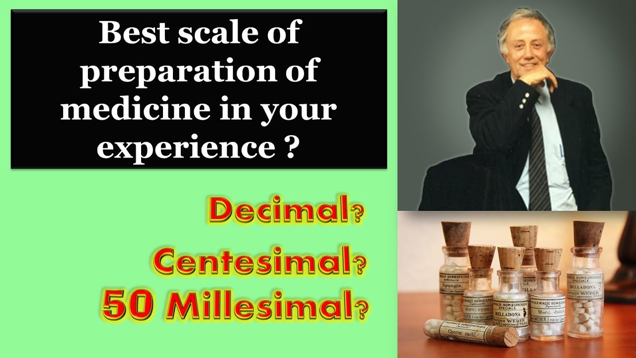 Best Scale of Potency in Homoeopathy? | Prof.Vithoulkas | Acute and Chronic Diseases Treatment