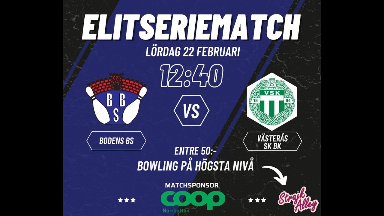 Bodens BS - Västerås SK BK Bana 1-4
