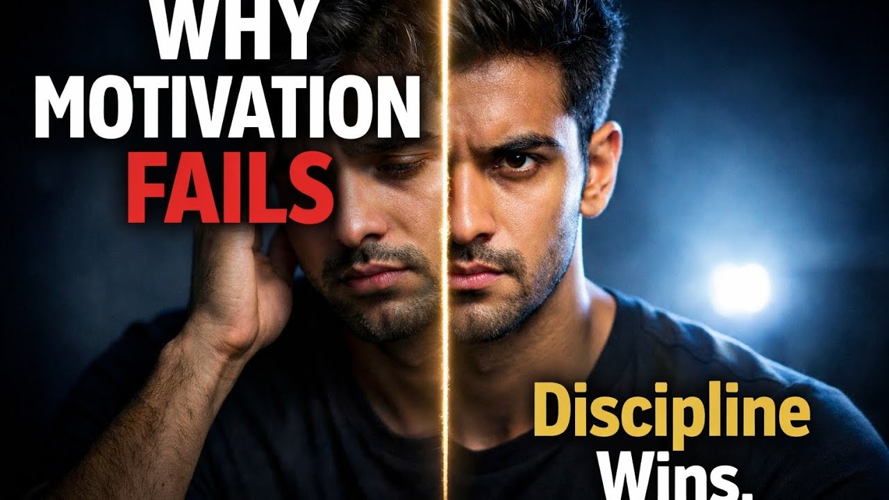 Why Motivation Fails Discipline Wins#mustwatchvideo#rvrenglish