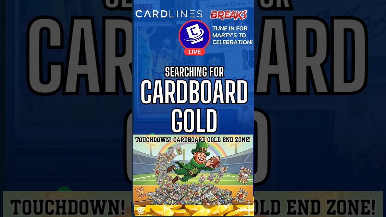 Let's do the Cardboard Gold Celebration!  4 Football Breaks #1013-1016