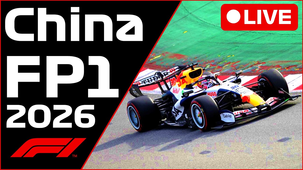🔴F1 LIVE -  China GP FP1 - Commentary + Live Timing