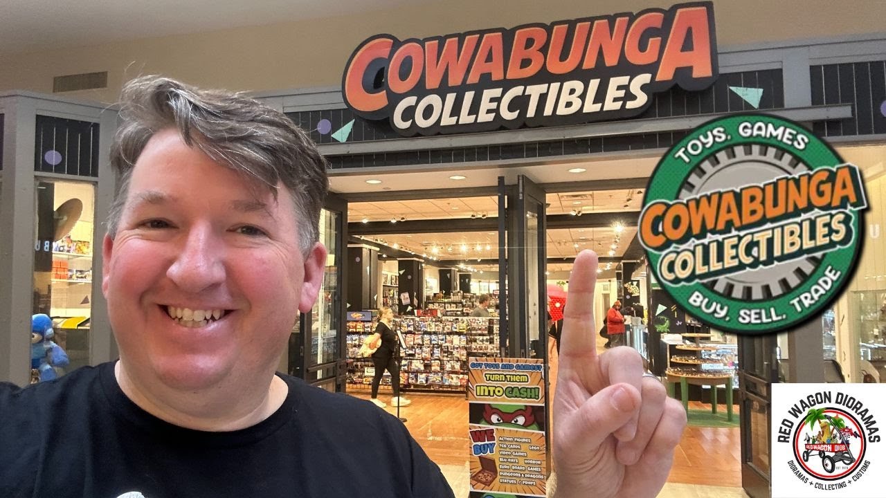 Экскурсия по новому, более крупному магазину игрушек Cowabunga Collectibles в Кингстоне, штат Мас...