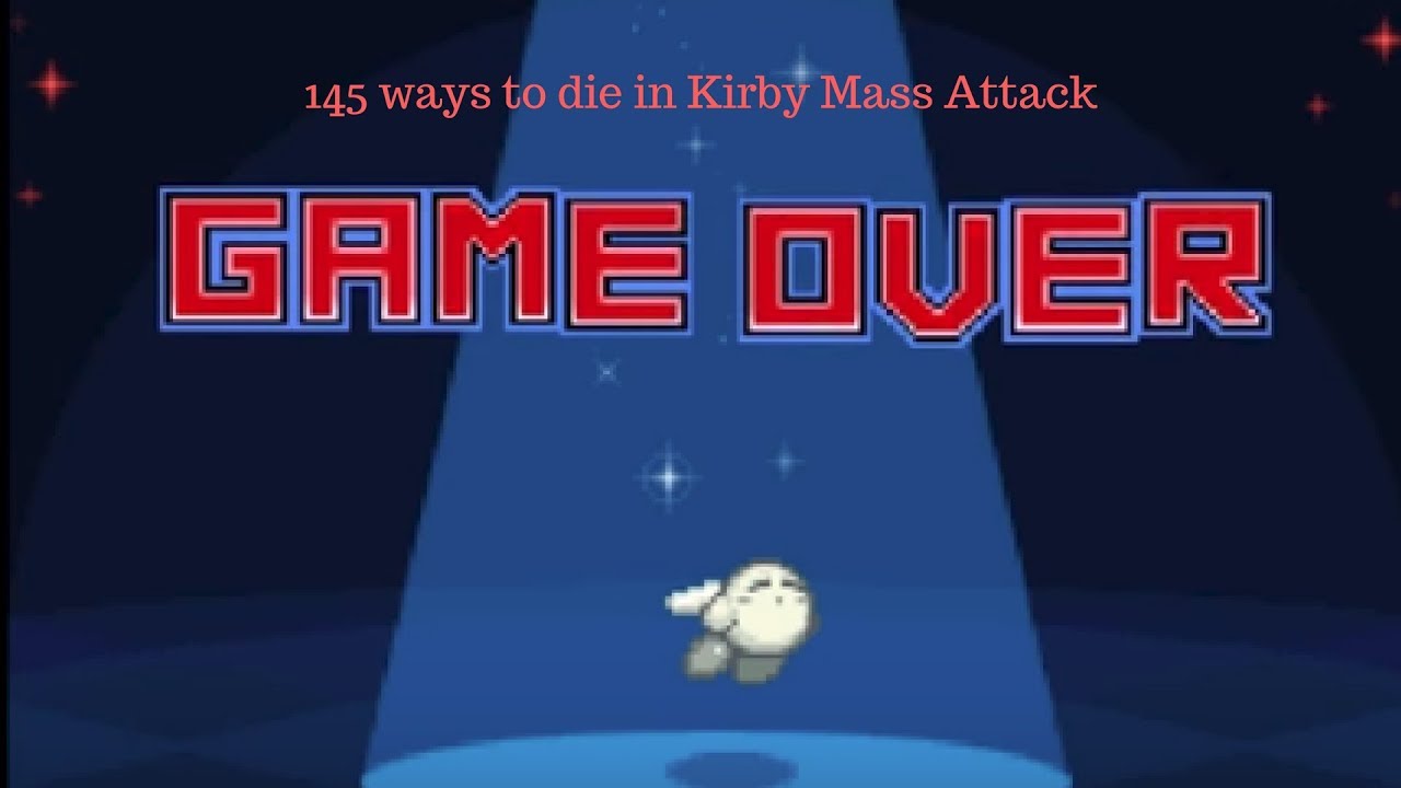 145 ways to die in Kirby Mass Attack