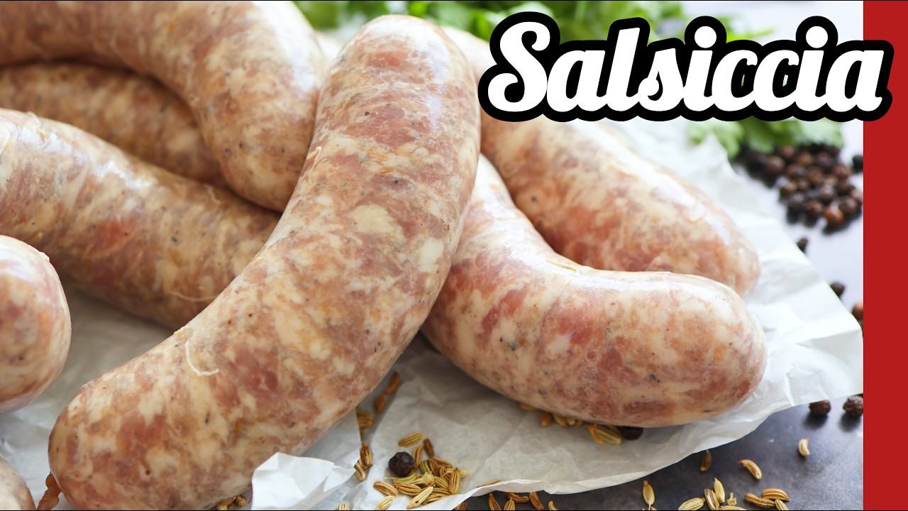 Salsiccia selber machen | Italienisches Grundrezept für frische Fenchelbratwurst