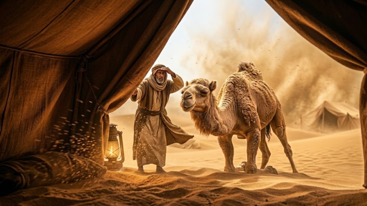 A sick camel appeared at your tent in the middle of a sandstorm... What did it do?