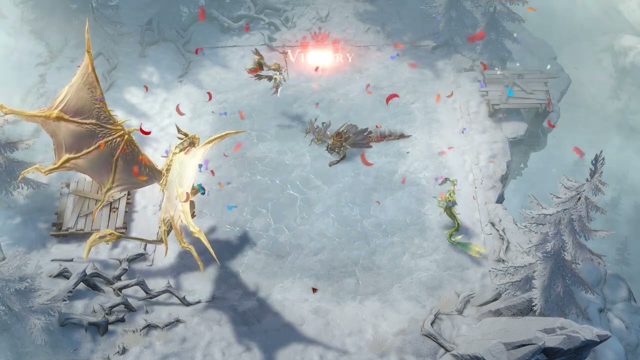 Tavern Gambit Aura with Frost PVP 9 #dragonheir  #HymnofChessandBlade