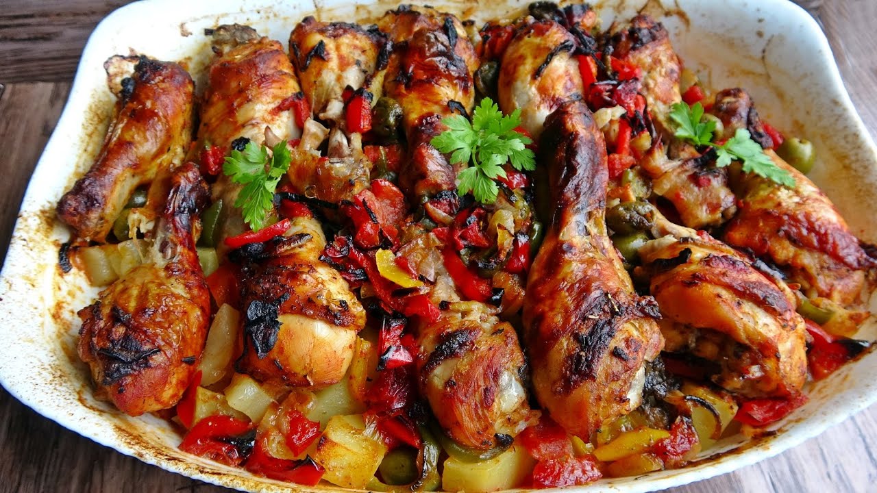 ZAPIEKANY KURCZAK PO BAŁKAŃSKU #food #diner #cooking #obiad