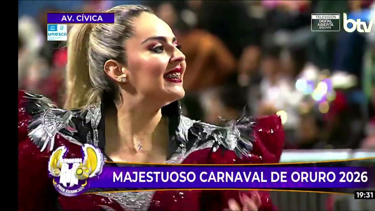 Sambos Caporales y Diablada Ferroviaria en el Carnaval de Oruro 2026