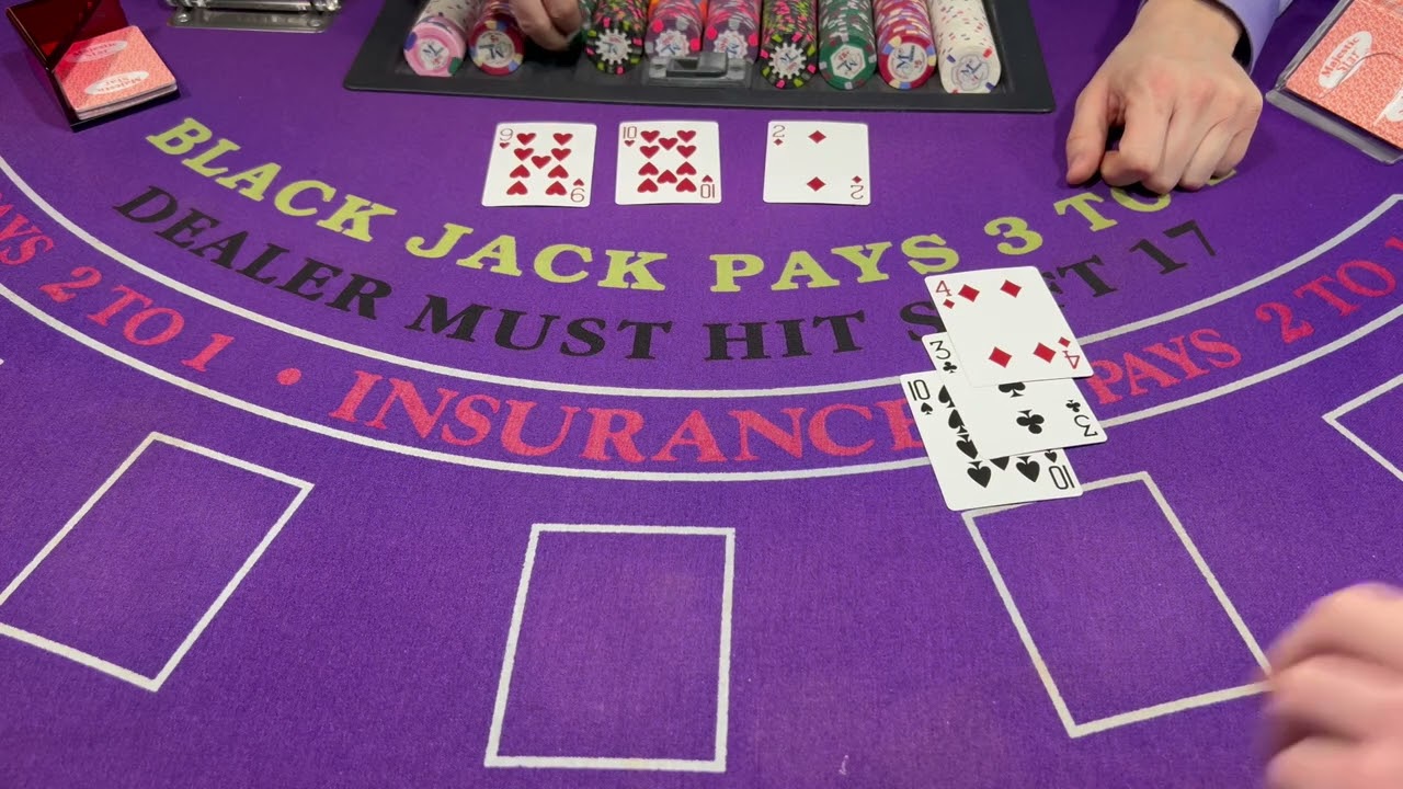DOUBLE DECK BLACKJACK $1,000 BUY IN