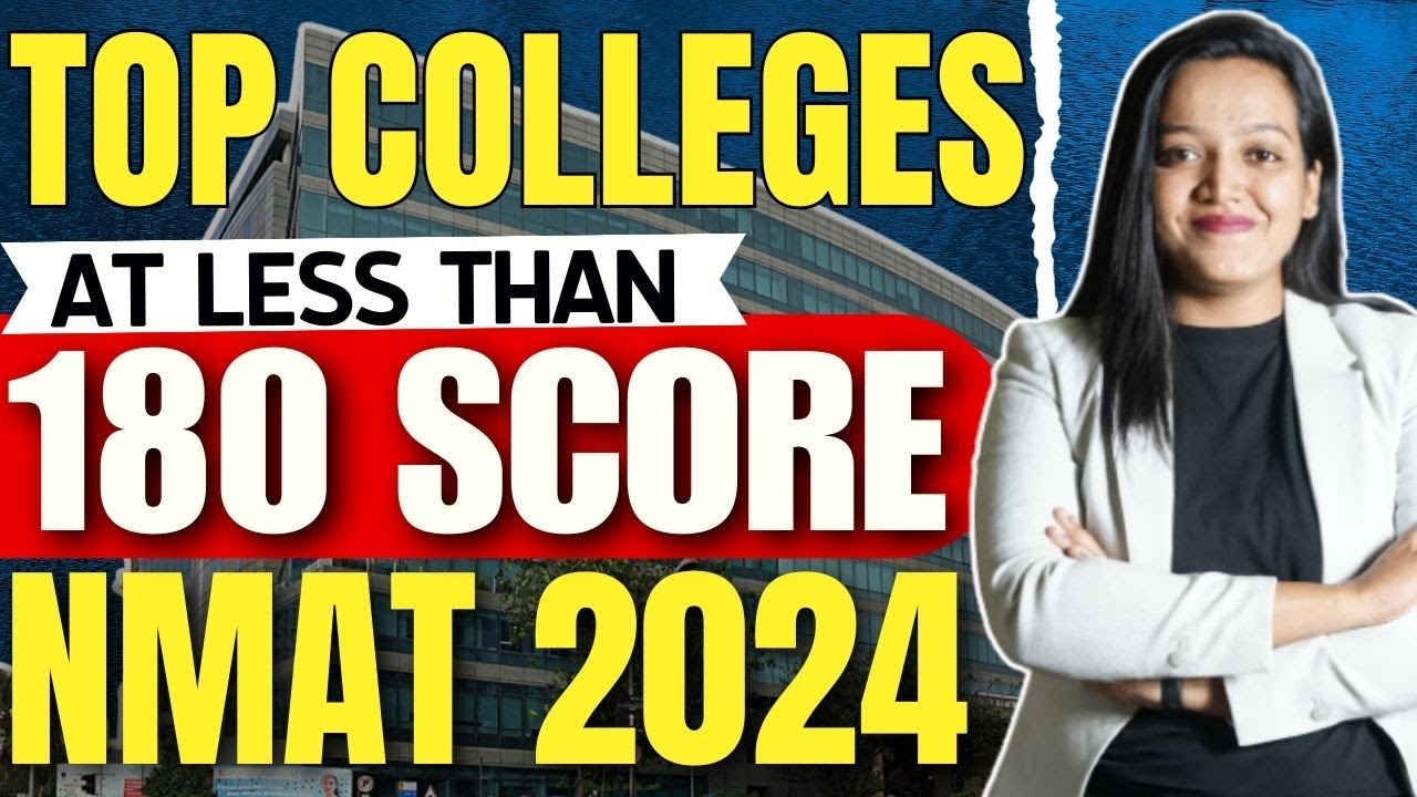 Colleges Accepting score under 180 in NMAT 2024 || Low Score NMAT Colleges #mba #nmat2024