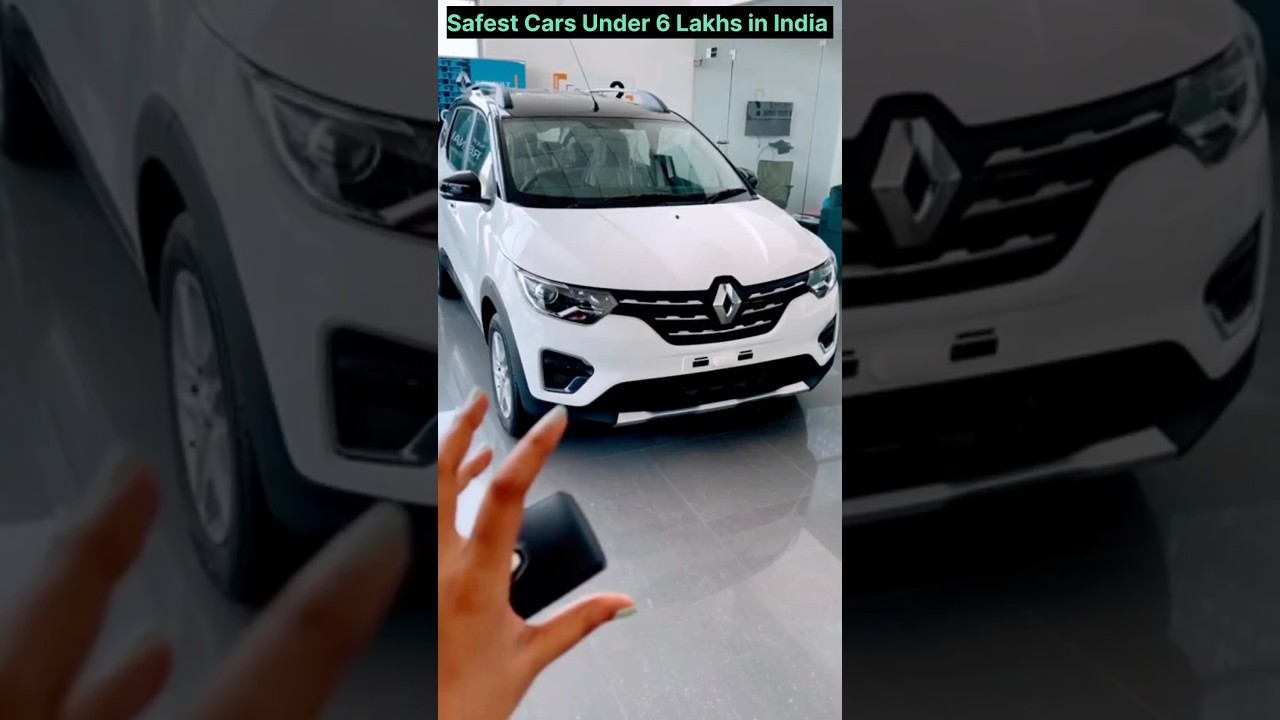 3 Safest Cars Under 6 Lakhs in India #shorts #trending #renault #nissan #tata