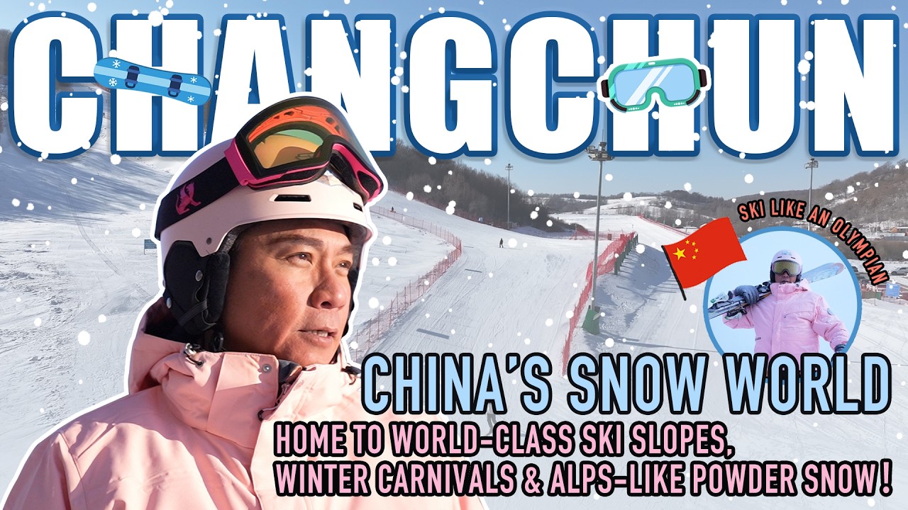Feel the Rush of China’s Powder Snow! 🏂 An Olympic-Level Ski Experience in Changchun with HK actor