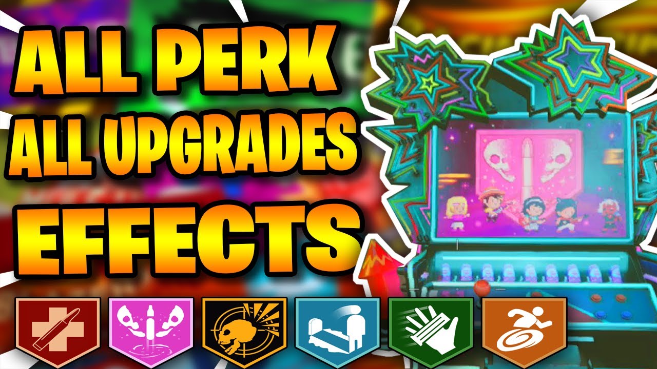 All COLD WAR ZOMBIES PERKS and ALL TIER UPGRADES EXPLAINED (Black Ops Cold War Zombies)