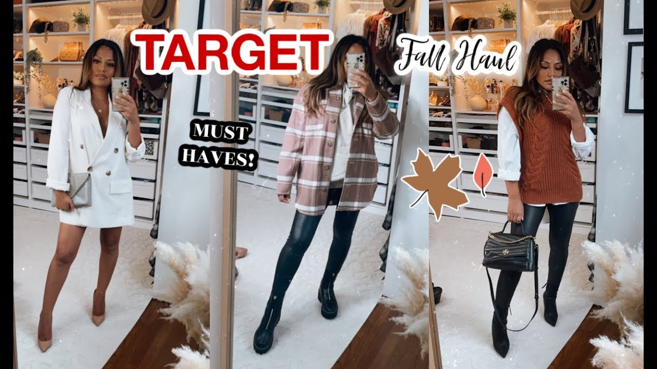 TARGET TRY ON CLOTHING HAUL! NEW ITEMS! FALL MUST HAVES! Pre-FALL AFFORDABLE FASHION
