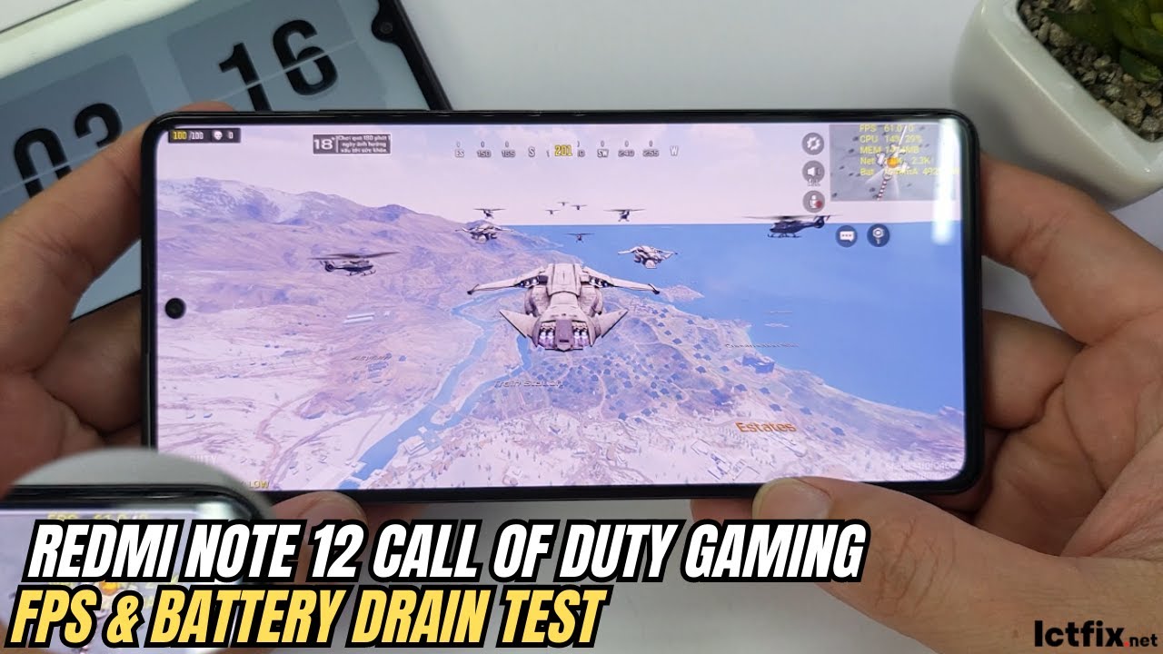 Xiaomi Redmi Note 12 Pro Call of Duty Mobile Gaming test | Dimensity 1080, 120Hz Display