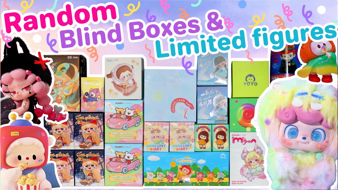 SO MANY RANDOM BLIND BOXES & LIMITEDS!! *♡*RAYAN, QKIDS, BEANS & MORE!!