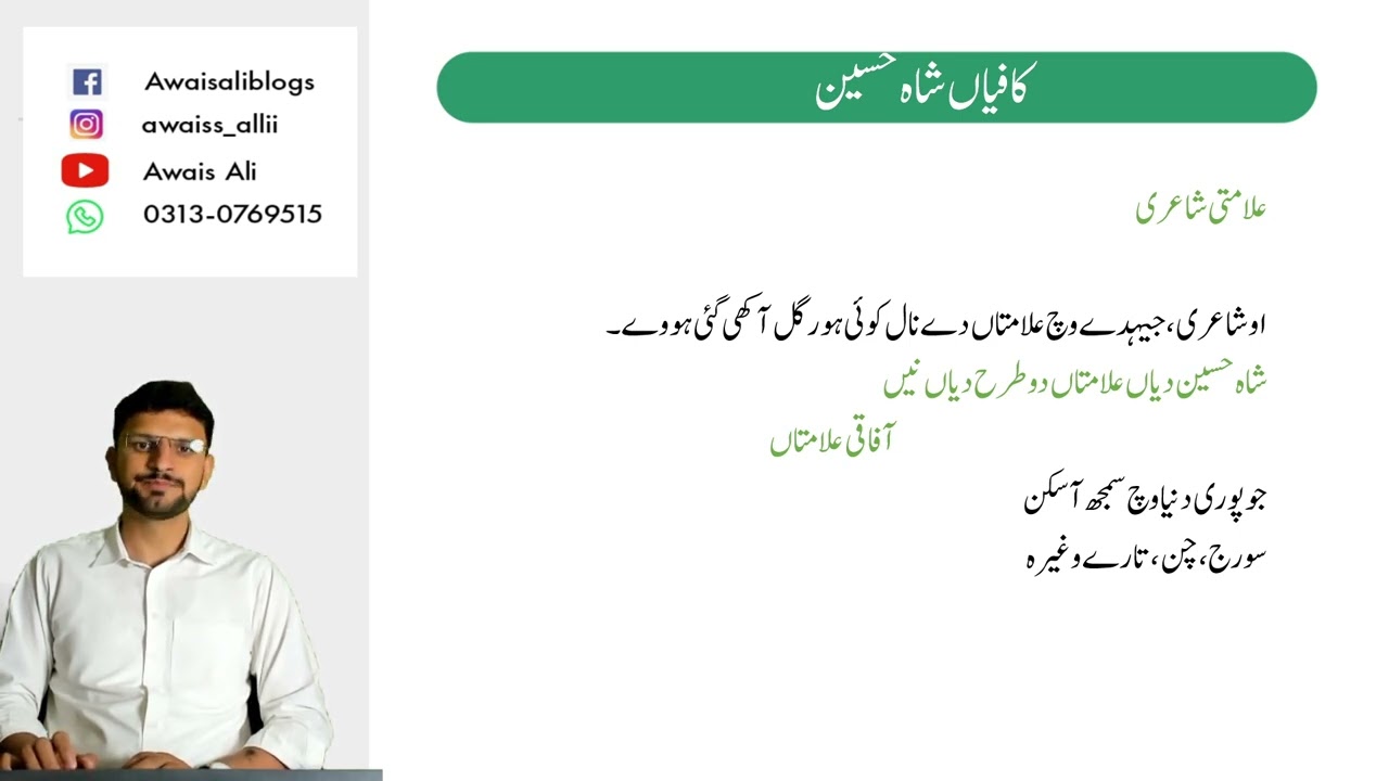 Free Punjabi Lectures | Part 34 | Shah Hussain | CSS & PMS Exam 2025