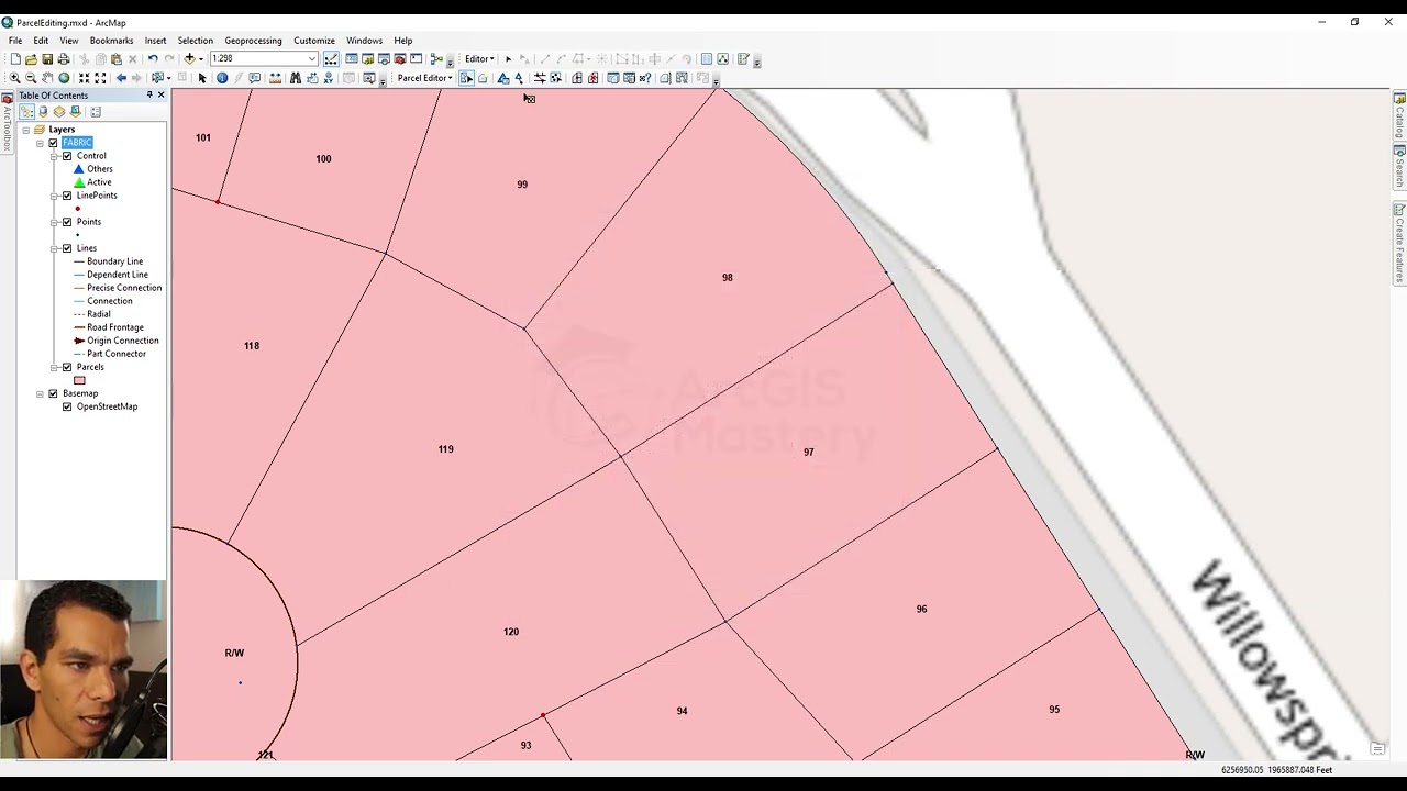 ArcMap Parcel Fabric