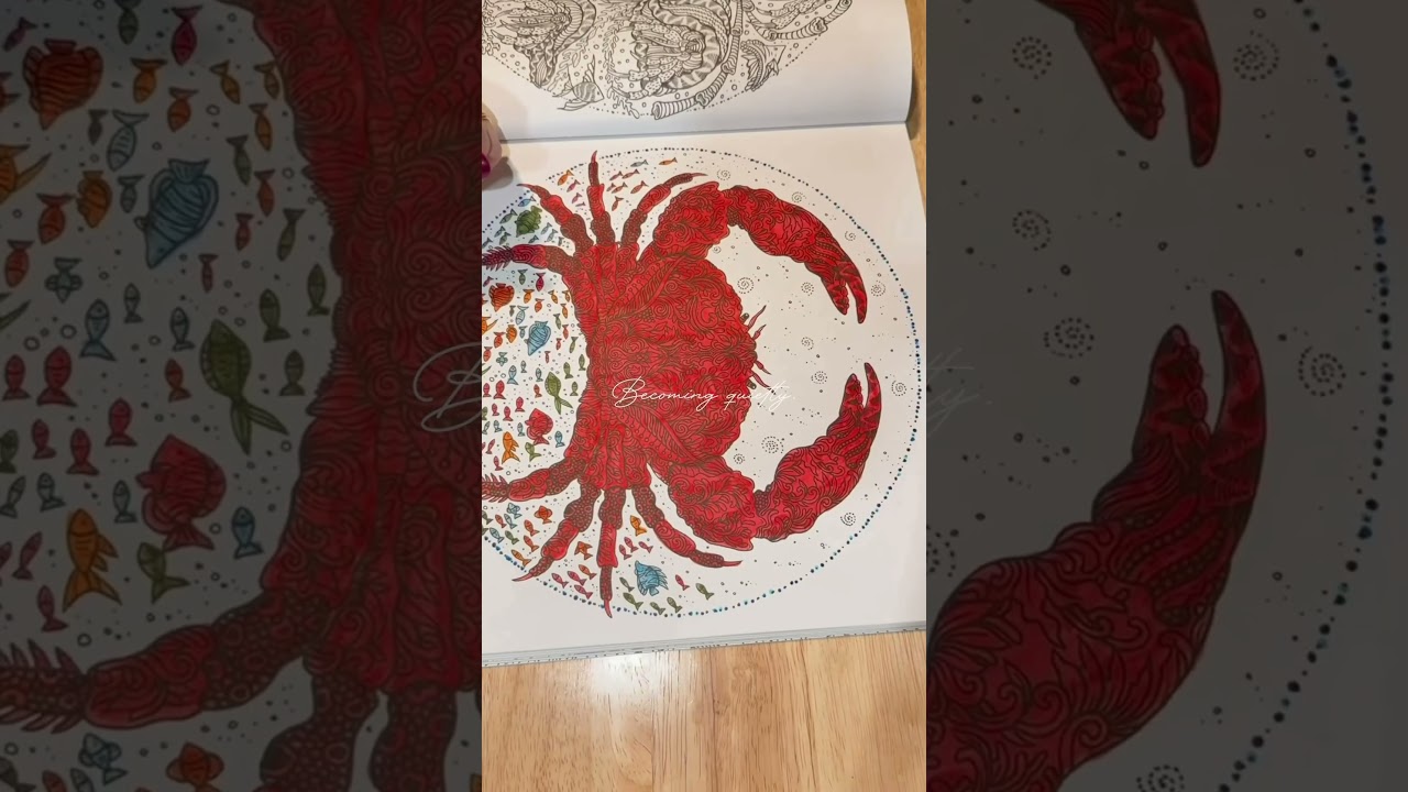 Becoming Quietly | Slow Coloring Process