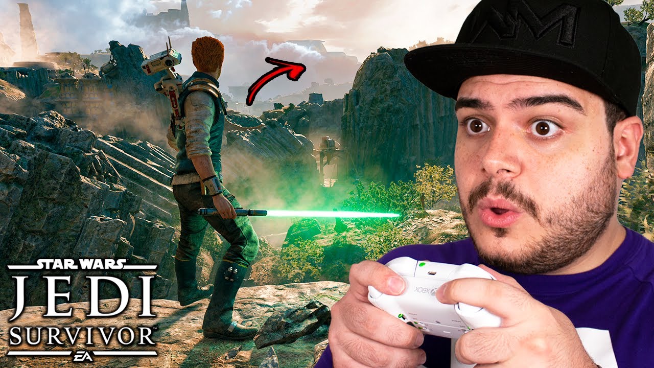 STAR WARS JEDI SURVIVOR - GAMEPLAY EXPLORANDO O MUNDO ABERTO!